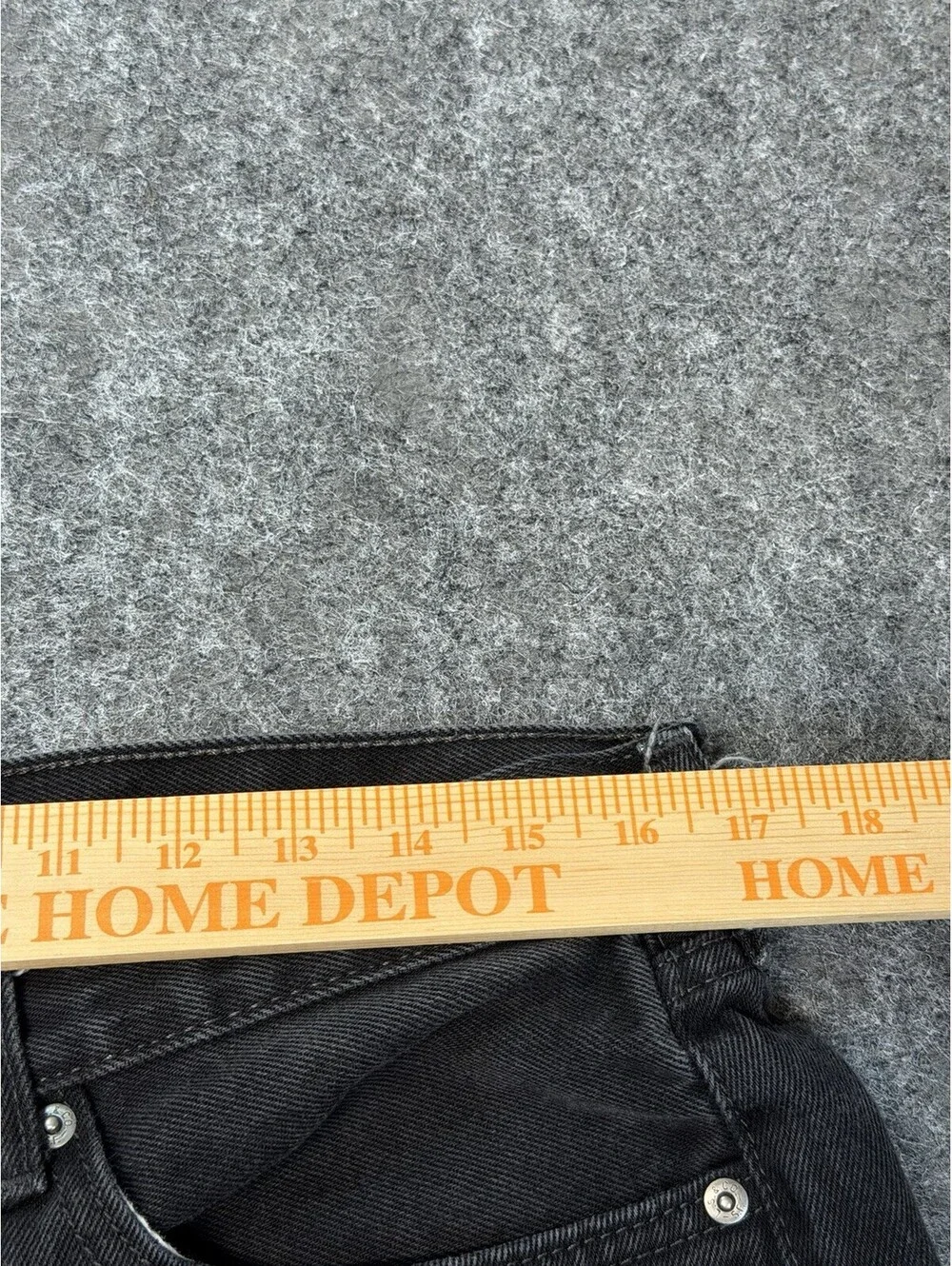 Levis 505 Regular Fit Jeans Mens 34x30 Black Faded Straight Leg Denim